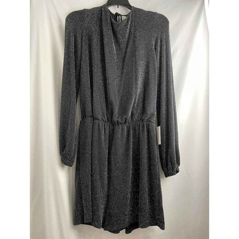 Lulu's XL Women's Black Sparkly Romper